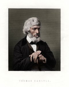 Thomas Carlyle, İskoç deneme yazarı, hicivci ve tarihçi, 19. yüzyılın ortaları by Unbekannt