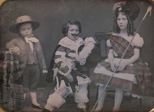 Kostümlü Üç Çocuk, 1850