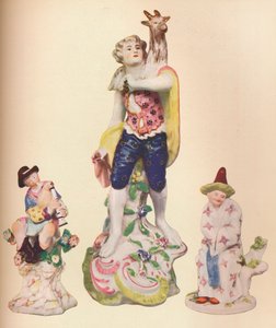 Wallace Elliot Koleksiyonundan Üç Çin Figürü, c1775 by Unbekannt