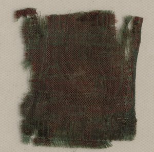 İtalyan Gotik İpeğinin Üç Parçası, 1300'ler. by Unbekannt
