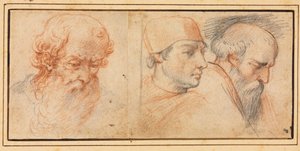 Üç Kafa Çalışmaları, 1600