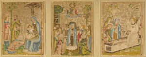 Üç Panel, İtalyan, 14. yüzyıl sonu. by Unbekannt