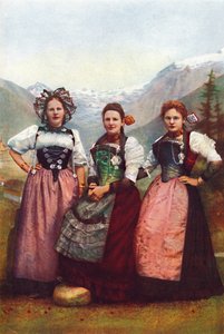 Üç İsviçreli kız, 1912 by Unbekannt