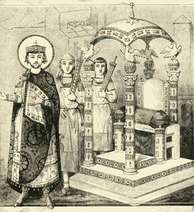 Bizans İmparatorlarının Tahtı, 1890. by Unbekannt
