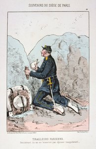 Parisli Tirailleurs, Paris Kuşatması, 1870-1871 by Unbekannt