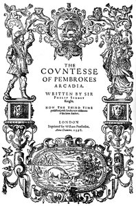 Pembrokes Arcadia Kontesi'nin başlık sayfası, Sir Philip Sidney, üçüncü baskı, 1598 1893 by Unbekannt