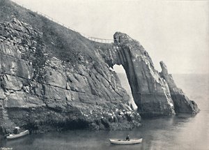 Torquay - Doğal Kemer Londra Köprüsü, 1895 by Unbekannt