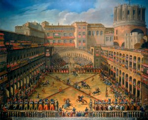 Vatikan Mahkemesinde Turnuva, Roma, 1565 by Unbekannt