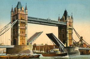 Tower Bridge, Londra, c1910. by Unbekannt