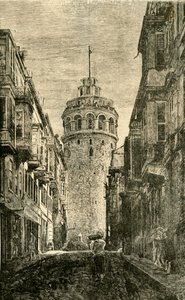 Galata Kulesi, Konstantinopolis, 1890. by Unbekannt