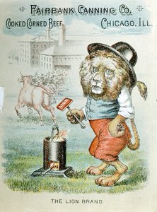 Fairbank Canning Company, Chicago, Illinois, c1890 için ticari kart by Unbekannt