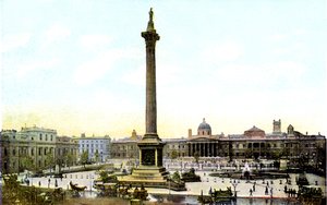 Trafalgar Meydanı ve Nelsons Sütunu, Londra, 20. Yüzyıl by Unbekannt