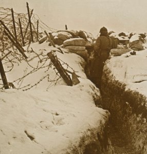 Karda siperler, Alsace, Doğu Fransa, c1914-c1918 by Unbekannt