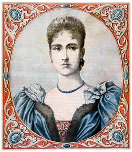 Tsarina Alexandra, Rusya İmparatoriçesi eşi, 1894 by Unbekannt