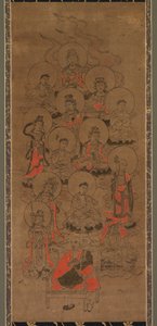 On İki Buda ve Kobo Daishi Jusanbutsu, 17. yüzyılın sonlarında. by Unbekannt