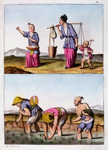 İki Çin sahnesi, c1830 by Unbekannt