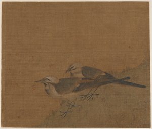 İki alaca kuyruksallayan, Yuan hanedanı, 14. yüzyıl. by Unbekannt