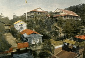 Un Hotel A Kioto, Kyoto Oteli, 1900. by Unbekannt