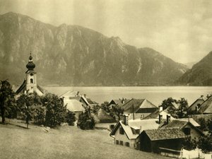 Unterach am Attersee, Yukarı Avusturya, c1935. by Unbekannt