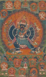 Vajrabhairava, Eşi Vajravetali ile birlikte, 18. yüzyıl. by Unbekannt
