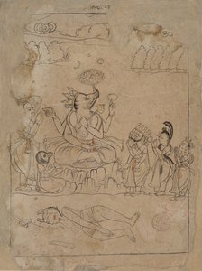 Varaha Muzaffer, 18. yüzyılın sonlarında. by Unbekannt