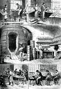 Çeşitli çanak çömlek işlemleri, c1880 by Unbekannt