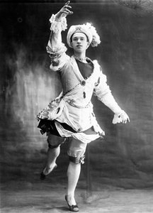 Vaslav Nijinsky, Rus balerin, 1909 by Unbekannt