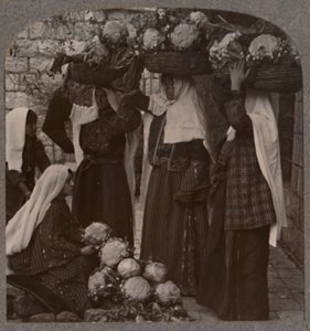 Sebze satıcıları, Kudüs, c1900 by Unbekannt