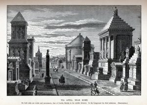 Via Appia Yakınında Roma Yeniden İnşası, 1882 by Unbekannt