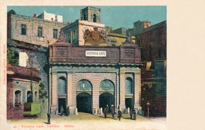 Victoria Kapısı, Valetta - Malta, c1900 by Unbekannt