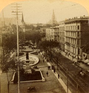 Victoria Meydanı, Montreal, Kanada, 1904. by Unbekannt