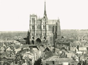 Çan kulesinden görünüm, Amiens, Fransa, 1895. by Unbekannt