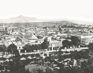 Katedralden görünüm, Puebla, Meksika, 1895. by Unbekannt