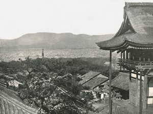 Tepelerden görünüm, Kyoto, Japonya, 1895. by Unbekannt