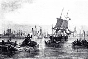 Arkhangelsk manzarası, 1835 by Unbekannt