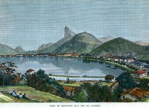 Botafogo Körfezi manzarası, Rio de Janeiro, Brezilya, c1880 by Unbekannt