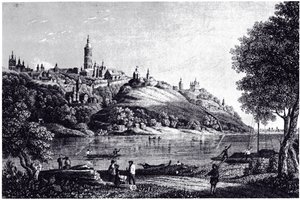 Kiev manzarası, 1835 by Unbekannt