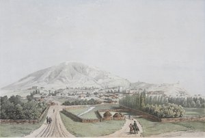 Pyatigorsk manzarası, 19. yüzyılın ortalarında by Unbekannt