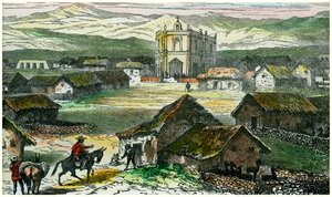 Titicaca Gölü yakınlarındaki Tiahuanaco