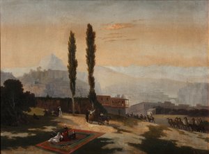 Tiflis manzarası, 1890 by Unbekannt