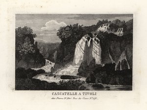 Tivoli, İtalya, Cascatelle a Tivoli