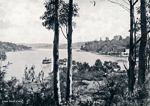 Lane Cove Nehri üzerinde görünüm, c1900. by Unbekannt