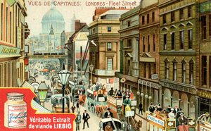 Başkentlerin Görünümleri: Fleet Street, Londra, c1900 by Unbekannt