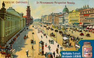 Başkentlerin Görünümleri: Nevsky Prospect, St Petersburg, c1900 by Unbekannt