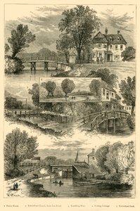 Lea Nehri manzarası, c1876. by Unbekannt
