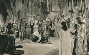Villon John Barrymore, Louis XI tarafından ölümle tehdit edildi, 1927 by Unbekannt