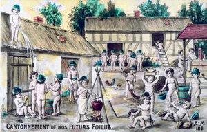 Eski Fransız kartpostal, c1900 by Unbekannt