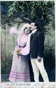 Eski Fransız kartpostal, c1900 by Unbekannt