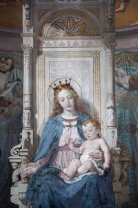 San Filippo Neri kilisesinde bakire ve çocuk boyama, Torino, İtalya by Unbekannt