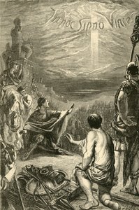 Saxa Rubra'da Haç Vizyonu, 1890. by Unbekannt